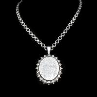 Antique Aesthetic Large Sterling Silver Locket with Belcher Chain Collar (2 of 11) Antique Aesthetic Large Sterling Silver Locket with Belcher Chain Collar (2 of 11)