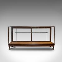 Large Antique Shop Display Cabinet, English, Oak, Showcase, Edwardian, C.1910 (12 of 12) Large Antique Shop Display Cabinet, English, Oak, Showcase, Edwardian, C.1910 (12 of 12)