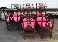 1900s -Set 8 Walnut Georgian style Dining Chairs with Pop out Seats 6+2 (2 of 3) 1900s -Set 8 Walnut Georgian style Dining Chairs with Pop out Seats 6+2 (2 of 3)