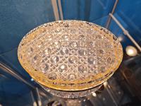 Antique Bohemian Cut to Clear Glass Crystal Box with Gilded Metal Mount (8 of 9) Antique Bohemian Cut to Clear Glass Crystal Box with Gilded Metal Mount (8 of 9)