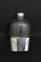 Victorian Leather Bound and Silver Plated Hip Flask (4 of 4) Victorian Leather Bound and Silver Plated Hip Flask (4 of 4)