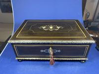 19th Century French Ebonised Fruitwood Jewellery Box (4 of 18) 19th Century French Ebonised Fruitwood Jewellery Box (4 of 18)
