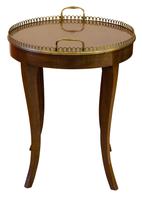Oval Mahogany Occasional Table with Brass Gallery (4 of 5) Oval Mahogany Occasional Table with Brass Gallery (4 of 5)