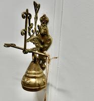 Brass Alpine Outdoor Bell with Hanging Bracket (3 of 4) Brass Alpine Outdoor Bell with Hanging Bracket (3 of 4)