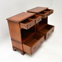 Pair of Antique Georgian Style Burr Walnut Bedside Cabinets (8 of 10) Pair of Antique Georgian Style Burr Walnut Bedside Cabinets (8 of 10)