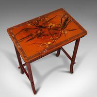 Antique Nest of 3 Occasional Side Tables, Oriental, Japanned, Victorian c.1900 (9 of 12) Antique Nest of 3 Occasional Side Tables, Oriental, Japanned, Victorian c.1900 (9 of 12)