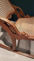 Antique Solid Walnut Cane Work Rocking Chair (4 of 5) Antique Solid Walnut Cane Work Rocking Chair (4 of 5)