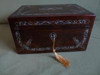 Inlaid Rosewood Jewellery Box c.1845 (3 of 10) Inlaid Rosewood Jewellery Box c.1845 (3 of 10)