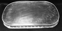 Large Chased Silver Plated Two Handle Gallery Tray (5 of 7) Large Chased Silver Plated Two Handle Gallery Tray (5 of 7)