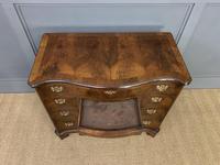 Burr Walnut Serpentine Fronted Knee Hole Desk (14 of 15) Burr Walnut Serpentine Fronted Knee Hole Desk (14 of 15)