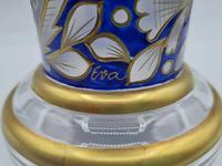 Antique Fritz Heckert Glass Vase with Cover, Large Trumpet Vase - Signed (8 of 8) Antique Fritz Heckert Glass Vase with Cover, Large Trumpet Vase - Signed (8 of 8)