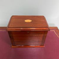 Inlaid Edwardian Mahogany Antique Writing Slope / Box (2 of 4) Inlaid Edwardian Mahogany Antique Writing Slope / Box (2 of 4)