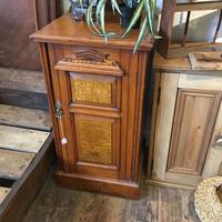 Antique Edwardian Satinwood Bedside Table Night Stand (6 of 7) Antique Edwardian Satinwood Bedside Table Night Stand (6 of 7)