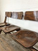 Antique Victorian Elm Four Seater Bench (9 of 12) Antique Victorian Elm Four Seater Bench (9 of 12)