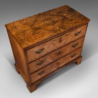 Antique Gentleman's English Burr Walnut Chest of Drawers - Georgian (7 of 12) Antique Gentleman's English Burr Walnut Chest of Drawers - Georgian (7 of 12)