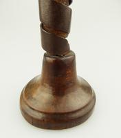 Rare Coiled Steel & Fruitwood 'rat de Cave' Candlestick 18th Century (3 of 5) Rare Coiled Steel & Fruitwood 'rat de Cave' Candlestick 18th Century (3 of 5)