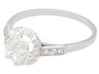 1.22ct Diamond & Platinum Solitaire Ring - Antique French c.1920 (3 of 9) 1.22ct Diamond & Platinum Solitaire Ring - Antique French c.1920 (3 of 9)