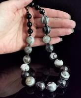 Antique Victorian Banded Agate Bead Necklace (10 of 13) Antique Victorian Banded Agate Bead Necklace (10 of 13)