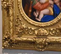 Porcelain Plaque of the Madonna Della Sedia by Raphael (5 of 9) Porcelain Plaque of the Madonna Della Sedia by Raphael (5 of 9)