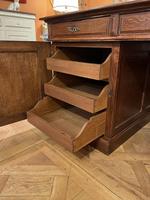 Important French Pedestal Desk from 19th Century in Oak (5 of 13) Important French Pedestal Desk from 19th Century in Oak (5 of 13)