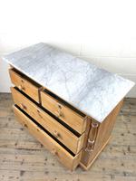 Antique Pine & Marble Chest of Drawers (10 of 15) Antique Pine & Marble Chest of Drawers (10 of 15)