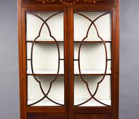 Antique English Edwardian Mahogany Display Cabinet (3 of 8) Antique English Edwardian Mahogany Display Cabinet (3 of 8)