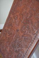 Peruvian Tooled Saddle Leather Folding Armchair (11 of 13) Peruvian Tooled Saddle Leather Folding Armchair (11 of 13)