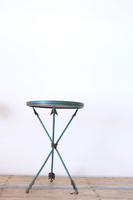 Unique verdigris finished metal and mirror topped side table with rope tied arrow legs (12 of 12) Unique verdigris finished metal and mirror topped side table with rope tied arrow legs (12 of 12)