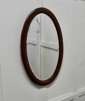 Large Edwardian Oak Oval Mirror (2 of 4) Large Edwardian Oak Oval Mirror (2 of 4)