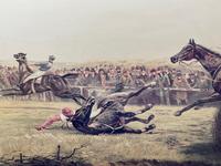 Victorian Coloured Lithograph Horse Race Grand National by Godfrey Douglas Giles (24 of 37) Victorian Coloured Lithograph Horse Race Grand National by Godfrey Douglas Giles (24 of 37)
