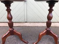 Pair of Antique Mahogany Tripod Wine Tables (4 of 8) Pair of Antique Mahogany Tripod Wine Tables (4 of 8)