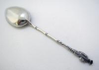 Antique Wang Hing Chinese Man Novelty Export Solid Silver Tea Spoon Bamboo, China c.1900 (2 of 8) Antique Wang Hing Chinese Man Novelty Export Solid Silver Tea Spoon Bamboo, China c.1900 (2 of 8)