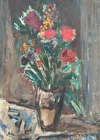 Large Rustic 19th Century French Impressionist Still Life Floral Oil Painting - Minor TLC (3 of 12) Large Rustic 19th Century French Impressionist Still Life Floral Oil Painting - Minor TLC (3 of 12)