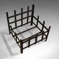 Antique Fire Basket, Wrought Iron, Firewood, Log Burner, Grate, Victorian, 1900 (7 of 8) Antique Fire Basket, Wrought Iron, Firewood, Log Burner, Grate, Victorian, 1900 (7 of 8)