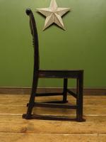 Small Antique Wooden Black Painted Chair, Gothic Shabby Chic (7 of 13) Small Antique Wooden Black Painted Chair, Gothic Shabby Chic (7 of 13)