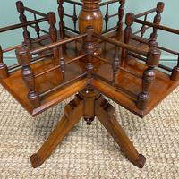 Antique Walnut Revolving Victorian Bookstand Table (2 of 6) Antique Walnut Revolving Victorian Bookstand Table (2 of 6)