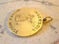 Pocket Watch Chain Ingersoll Mickey Mouse Fob 1930s Original Brass Fob (7 of 8) Pocket Watch Chain Ingersoll Mickey Mouse Fob 1930s Original Brass Fob (7 of 8)