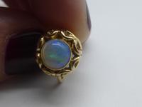 9ct Gold Opal Screw Fitting Earrings (3 of 6) 9ct Gold Opal Screw Fitting Earrings (3 of 6)