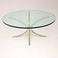 1970’s Vintage Steel & Glass Coffee Table (4 of 9) 1970’s Vintage Steel & Glass Coffee Table (4 of 9)