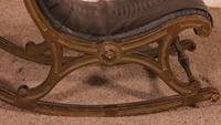 Polychrome Napoleon III Rocking Chair (3 of 10) Polychrome Napoleon III Rocking Chair (3 of 10)