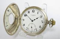 1933 Cyma Silver Half Hunter Pocket Watch for J W Benson (2 of 5) 1933 Cyma Silver Half Hunter Pocket Watch for J W Benson (2 of 5)