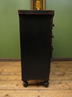 Large Antique Painted Black Bow Front Chest of Drawers, Gothic Shabby Chic (4 of 19) Large Antique Painted Black Bow Front Chest of Drawers, Gothic Shabby Chic (4 of 19)