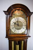 English Triple Weight Two Tune 'Westminster / Whittington / Silent' Glass Fronted Oak Grandmother or Small Grandfather Musical Longcase Clock (3 of 7) English Triple Weight Two Tune 'Westminster / Whittington / Silent' Glass Fronted Oak Grandmother or Small Grandfather Musical Longcase Clock (3 of 7)