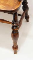Victorian Smokers Bow or Captains Chair, Elm / Beech - Large Seat, Wide Arms (5 of 13) Victorian Smokers Bow or Captains Chair, Elm / Beech - Large Seat, Wide Arms (5 of 13)