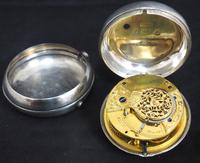 Antique Silver Pair Case Pocket Watch Fusee Verge Escapement Key Wind Enamel Dial (2 of 10) Antique Silver Pair Case Pocket Watch Fusee Verge Escapement Key Wind Enamel Dial (2 of 10)