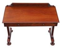 Victorian 19th Century Mahogany Writing Desk / Dressing Table (2 of 8) Victorian 19th Century Mahogany Writing Desk / Dressing Table (2 of 8)