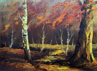Immaculate Large Original Mid-20thc Vintage Autumn River Landscape Oil Painting (7 of 11) Immaculate Large Original Mid-20thc Vintage Autumn River Landscape Oil Painting (7 of 11)