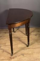 Regency mahogany Demi lune console table (4 of 8) Regency mahogany Demi lune console table (4 of 8)