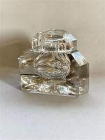 Stylish Art Deco Cut Glass Inkwell (2 of 5) Stylish Art Deco Cut Glass Inkwell (2 of 5)