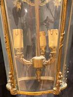 Pair of Decorative Triple Light French Antique Lanterns (9 of 9) Pair of Decorative Triple Light French Antique Lanterns (9 of 9)
